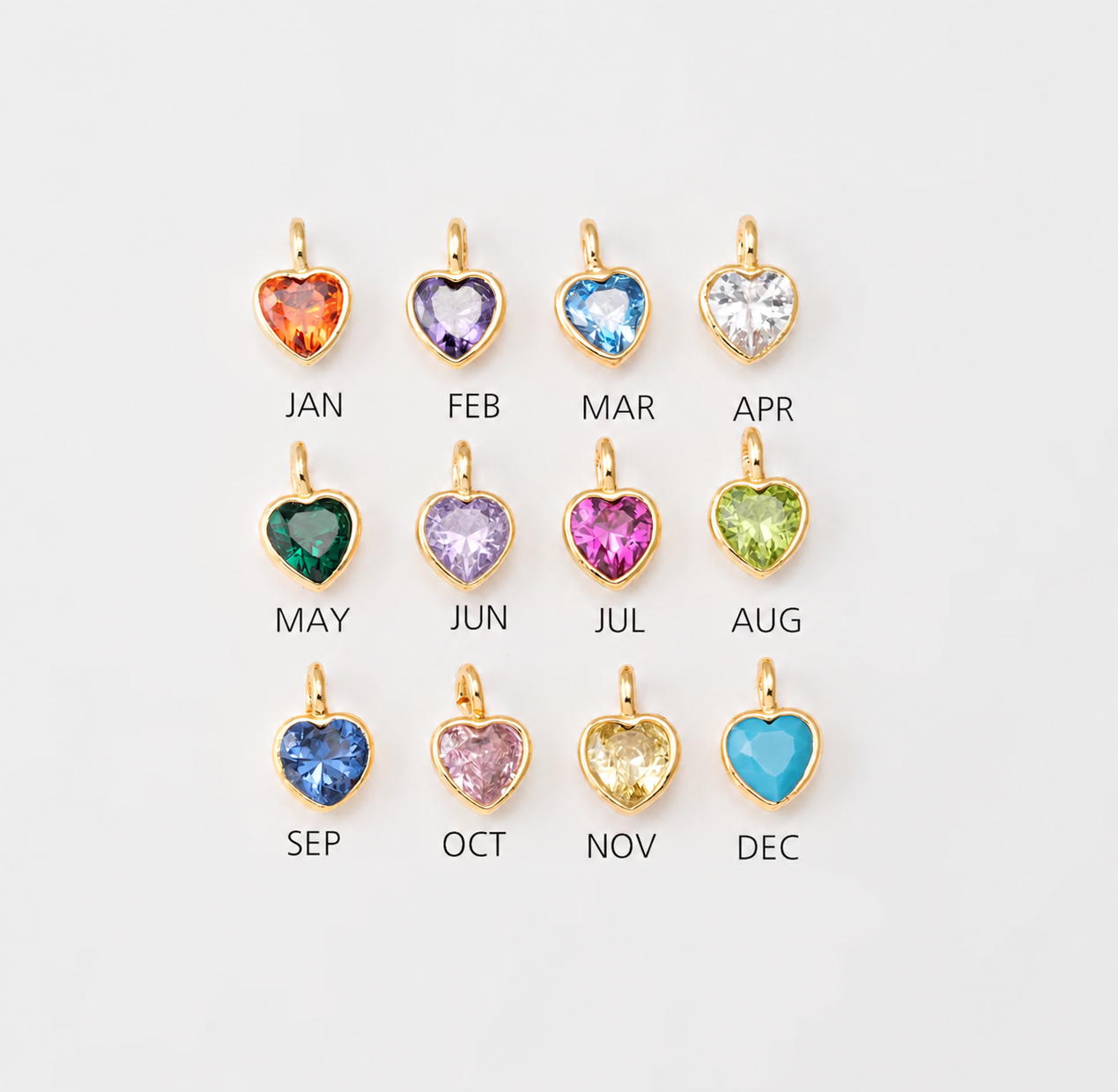 Marbella Birthstone Huggies