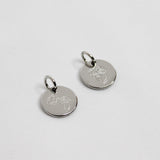 Silver Rosie Birthflower Charm
