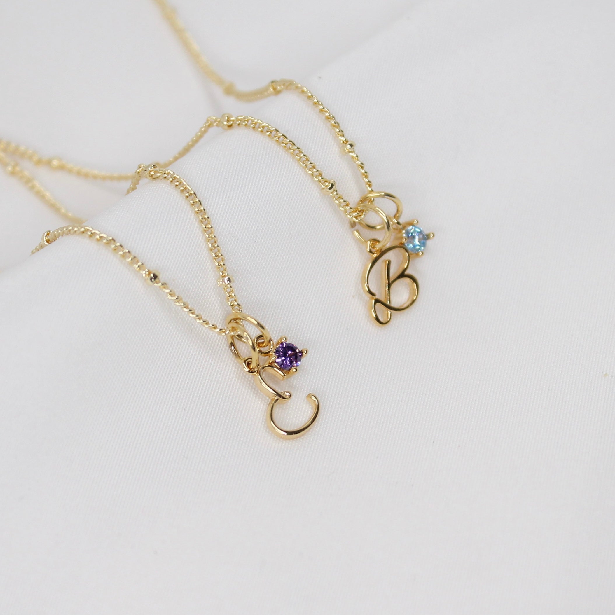 Josie Personalised Birthstone Necklace