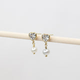 Elise Heart Earrings