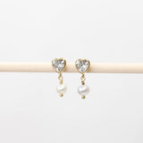 Elise Heart Earrings