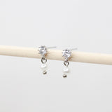 Silver Mason Earrings