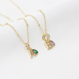 Greta Personalised Birthstone Necklace