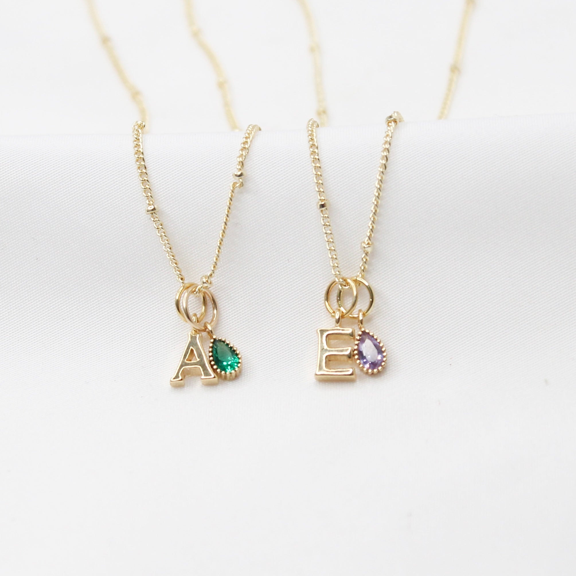 Greta Personalised Birthstone Necklace