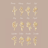 Maya Birthflower Necklace