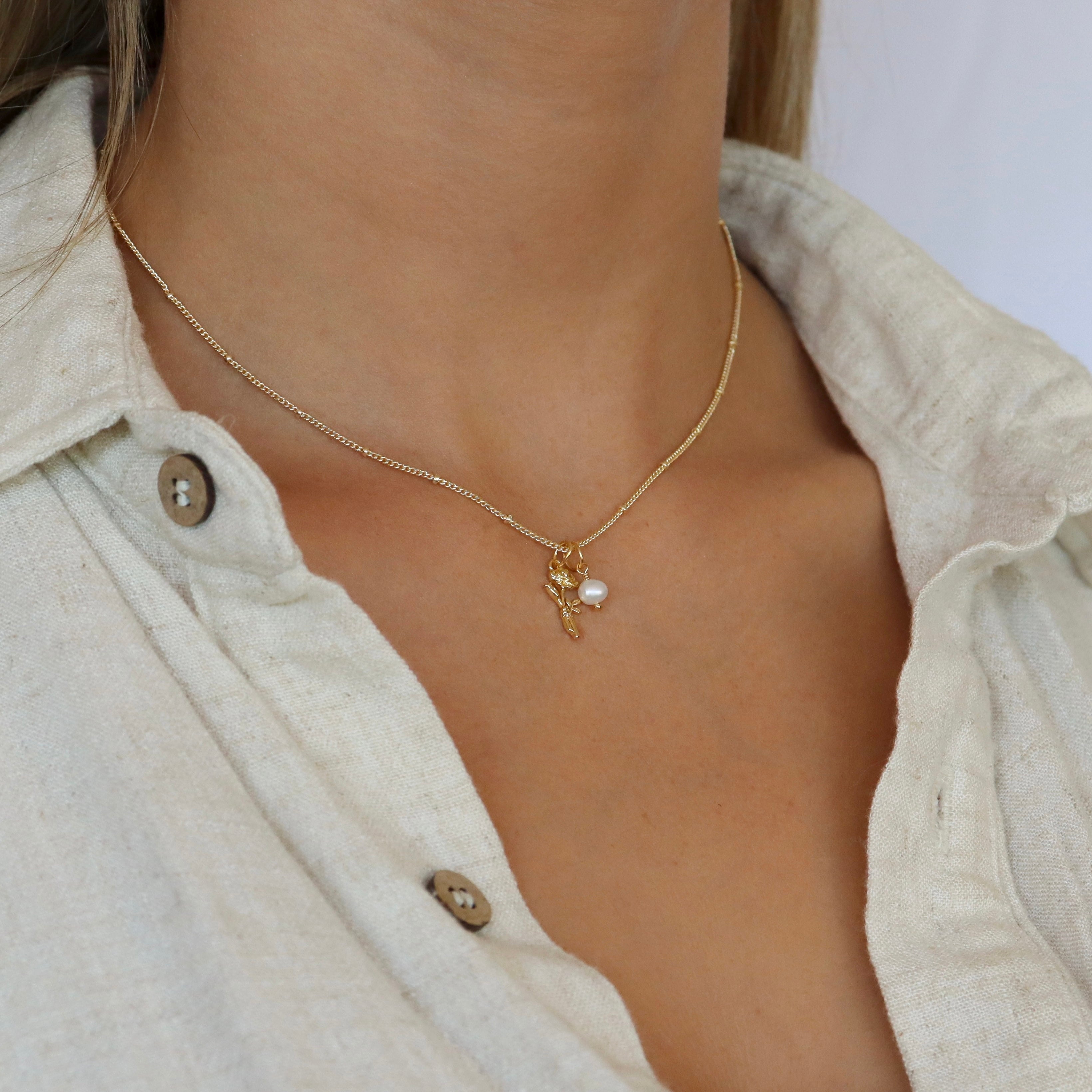 Maya Birthflower Necklace