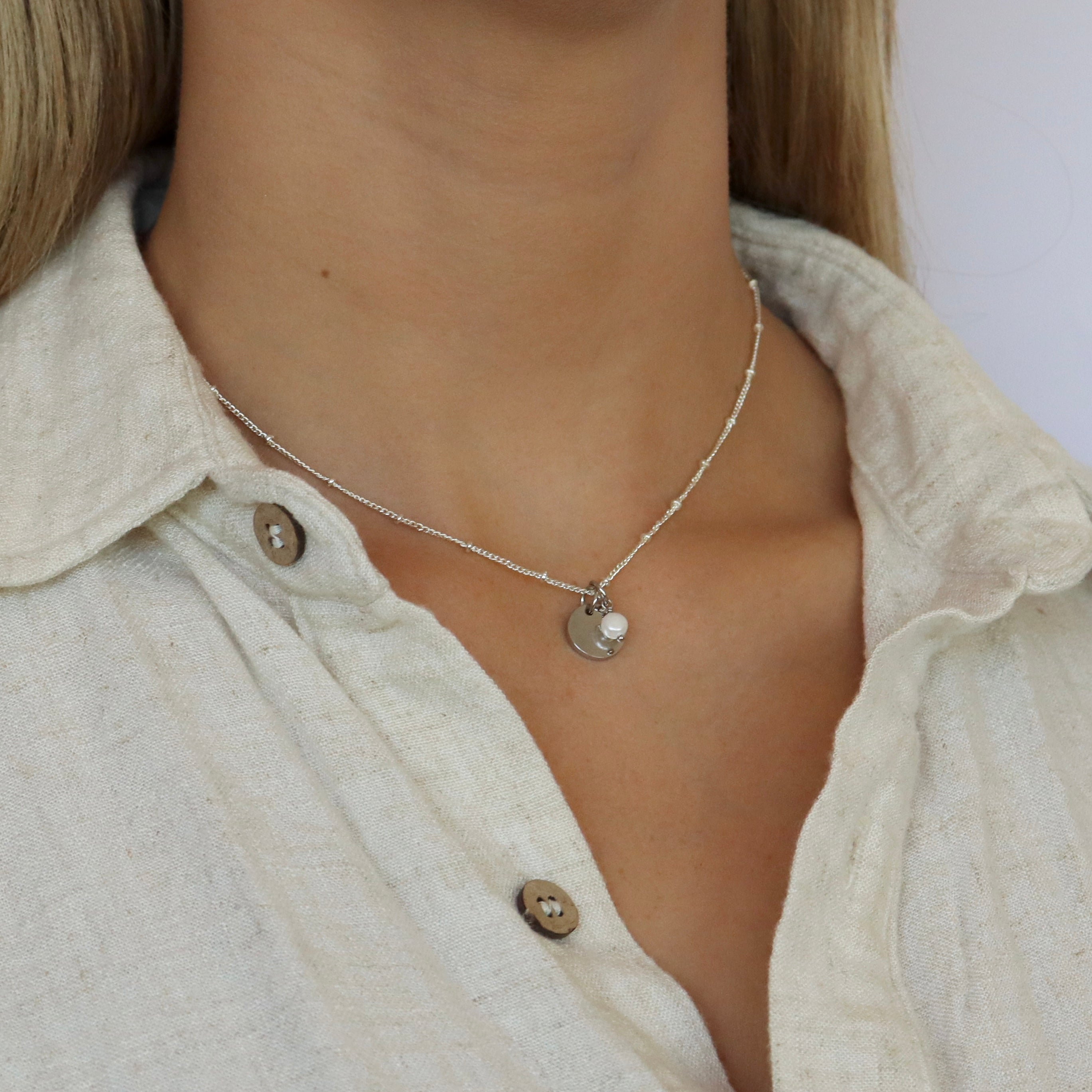 London Personalised Necklace - Silver