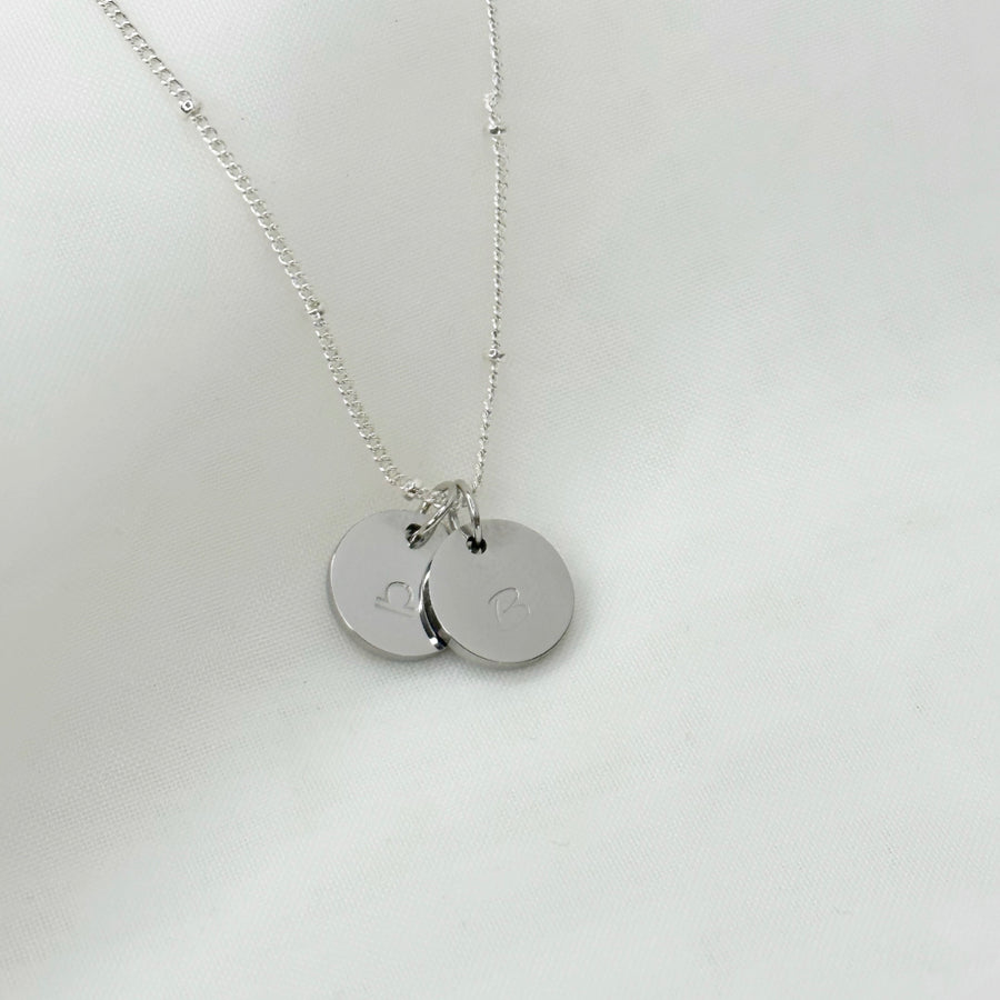 Silver Elizabeth Personalised Necklace