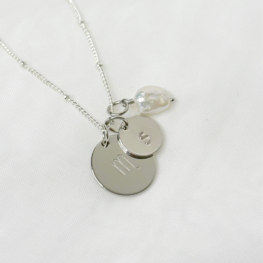 Silver Panama Personalised Necklace