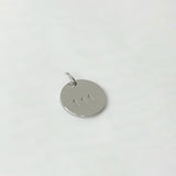 Silver London Angel Number Personalised Charm