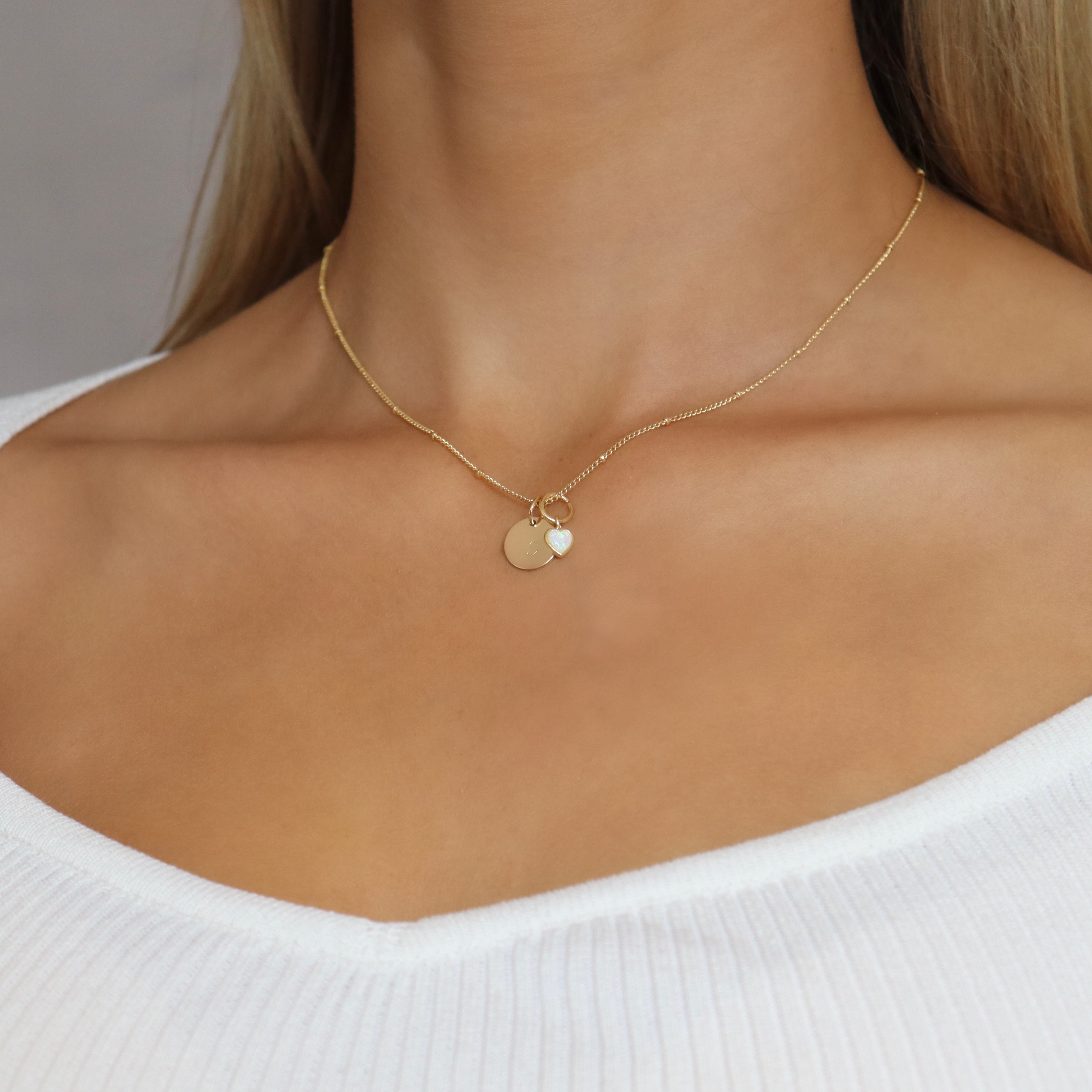 Tia Opal Personalised Necklace