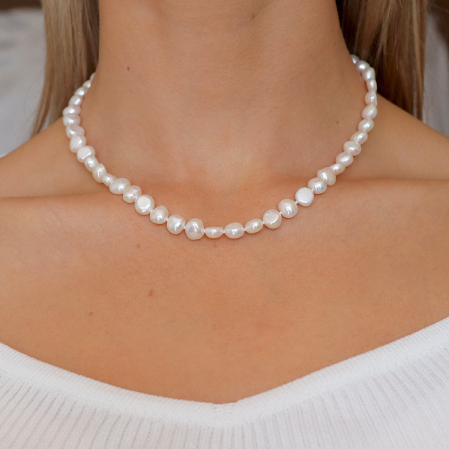 Large Kahului Freshwater Pearl Necklace