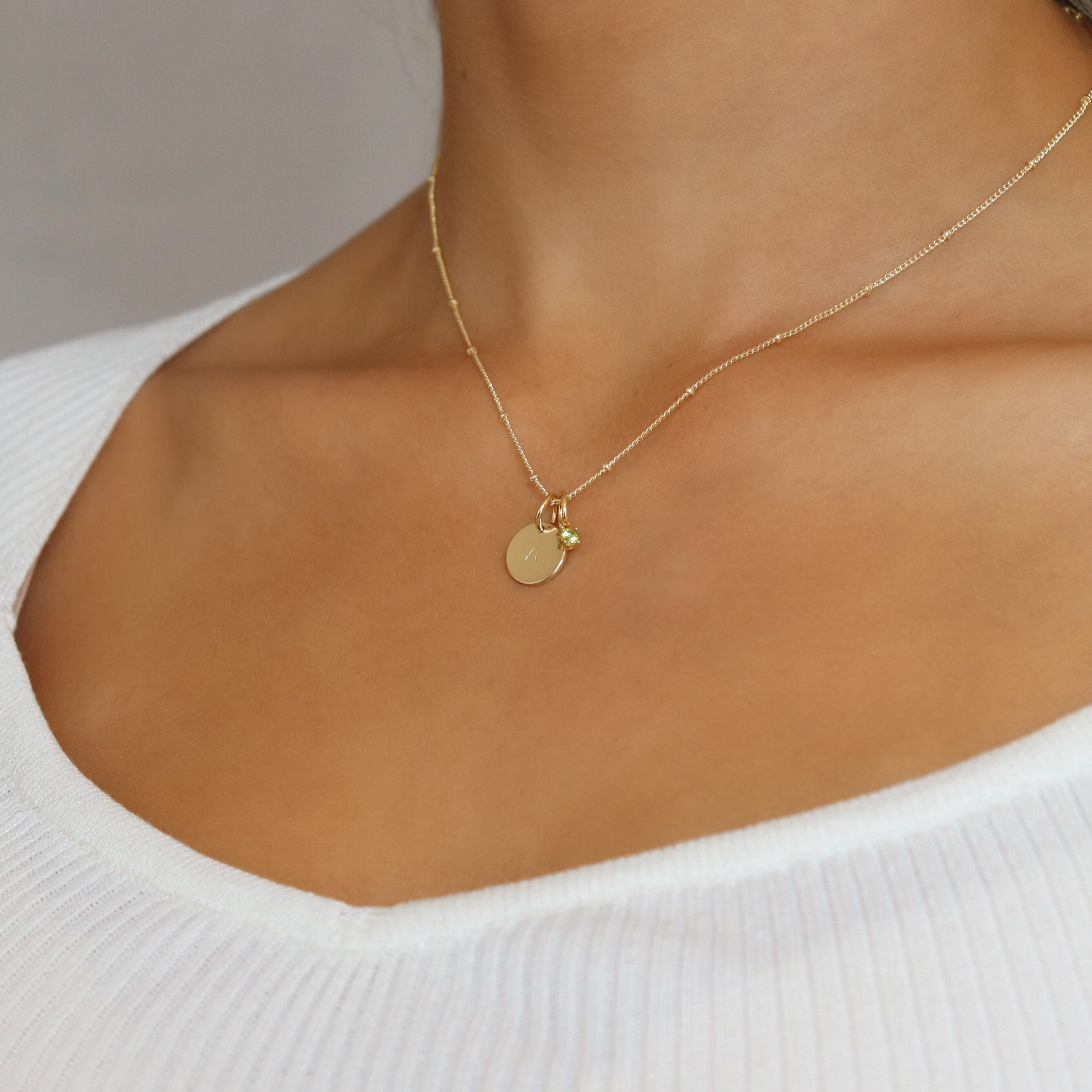 Berlin Birthstone Personalised Necklace